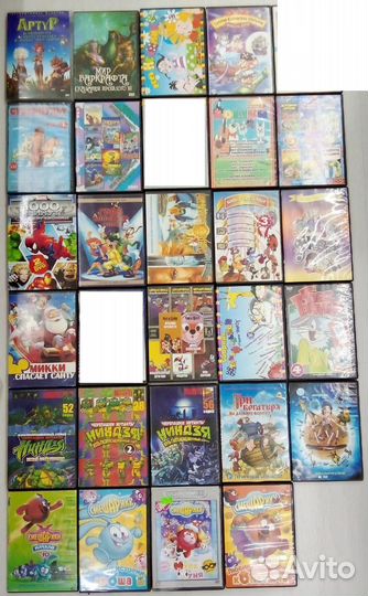 DVD Мультфильмы: Черепашки-ниндзя, Незнайка