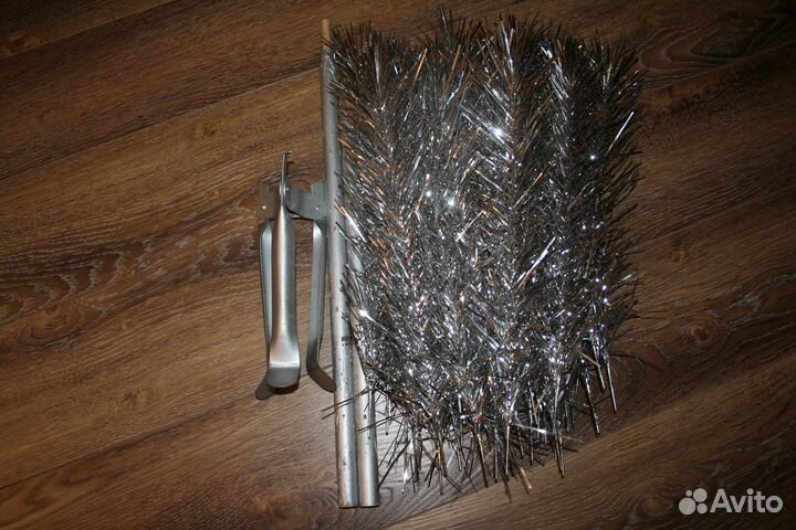 Елочные игрушки СССР (елка серебристая)