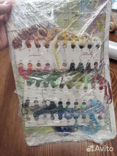 Остатки от набора для вышивания 