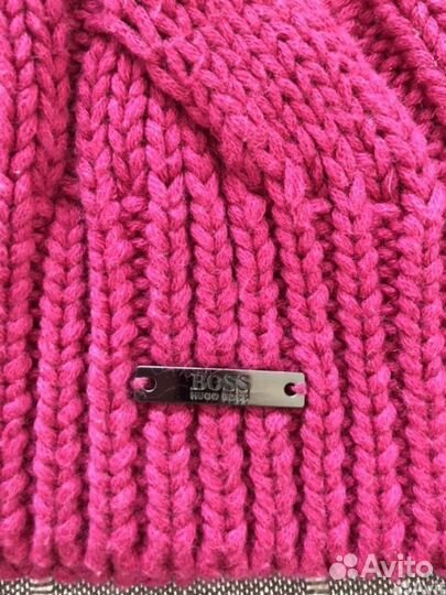Шапка для девочки hugo boss