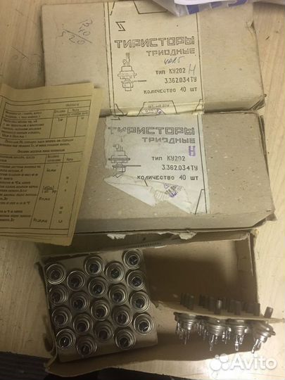 Реле, транзисторы, тиристоры, диоды