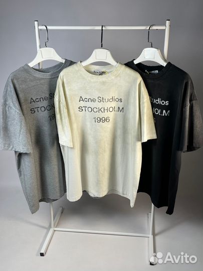 Футболка Acne Studios Stockholm 1996 Белая