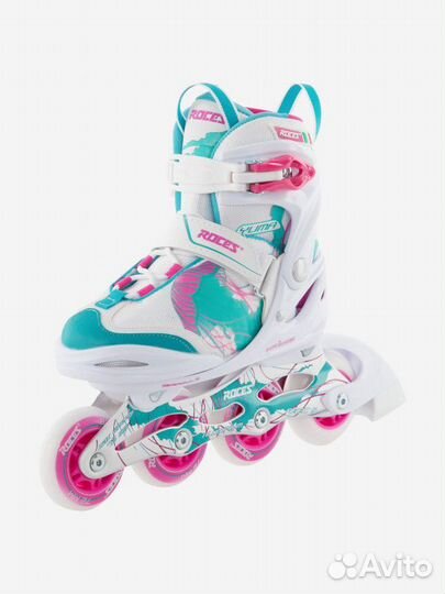 Роликовые коньки детские раздвижные Roces Yuma Gir