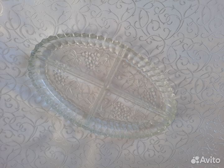 Менажница стеклянная