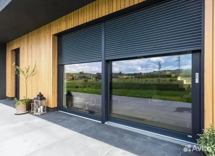 Рольставни, роллеты на двери