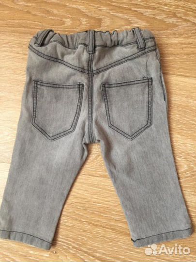 Джинсы H&M 4-6 мес