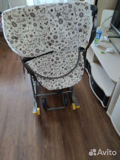 Детские санки коляска с колесами