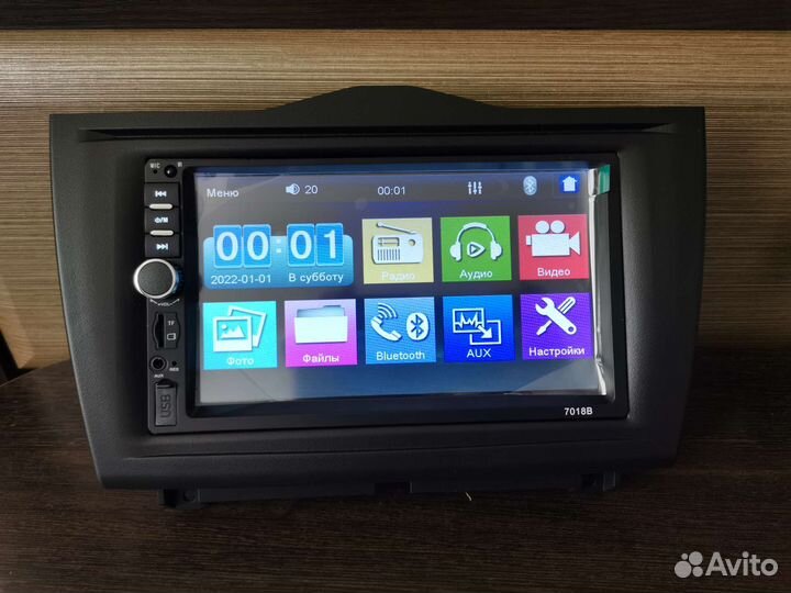 Магнитола 2 din LADA kalina, granta