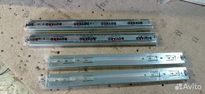 Направляющие для ящиков, полновыкотные