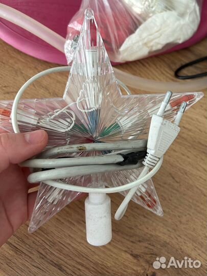 Елочные игрушки СССР, гирлянда