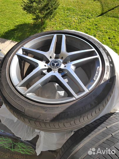 Диски с резиной на mercedes r19 AMG