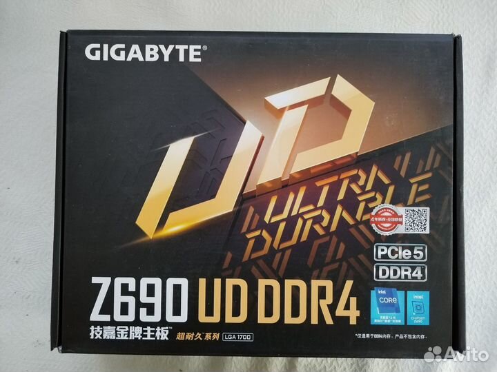 Материнская плата gigabyte Z690 UD DDR4