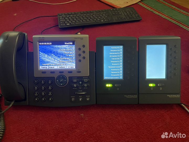 Cisco 7965 + 2 панели Cisco 7916
