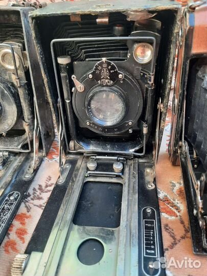 Старинный фотоаппараты,гармошки.ссср