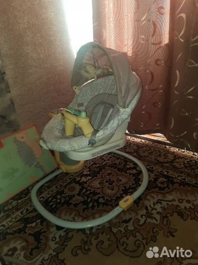 Электрокачели для новорожденных шезлонг graco
