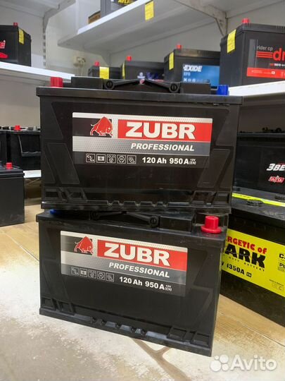 Аккумулятор zubr 120 AH оп пп
