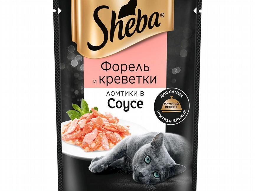 Sheba влажный корм для кошек «Ломтики в соусе, с ф