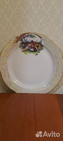 Блюдо,Русская мадонна, Дулево