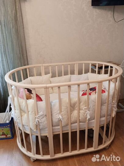 Детская кроватка трансформер 6в1