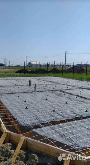 Бетонные работы,установка отопления