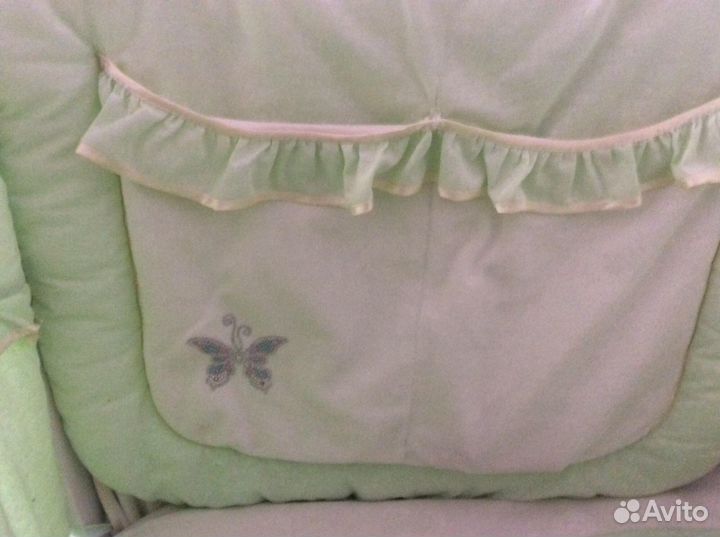 Бортики и балдахин в кроватку