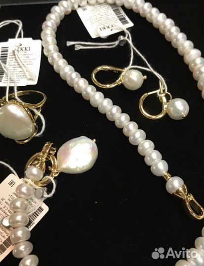 Украшения из натурального жемчуга