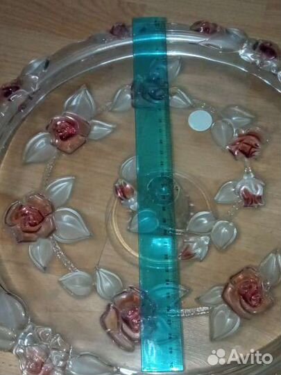 Блюдо для торта walther glass Германия