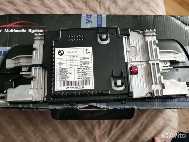 Монитор bmw ф10