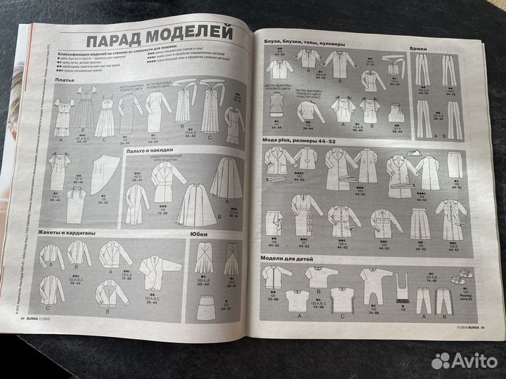Журналы burda moden (Бурда) 2, 5, 10, 11, 12 2015