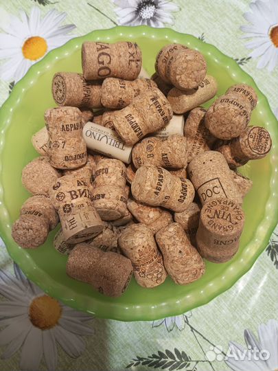 Пробки для творчества винные и от шампанского