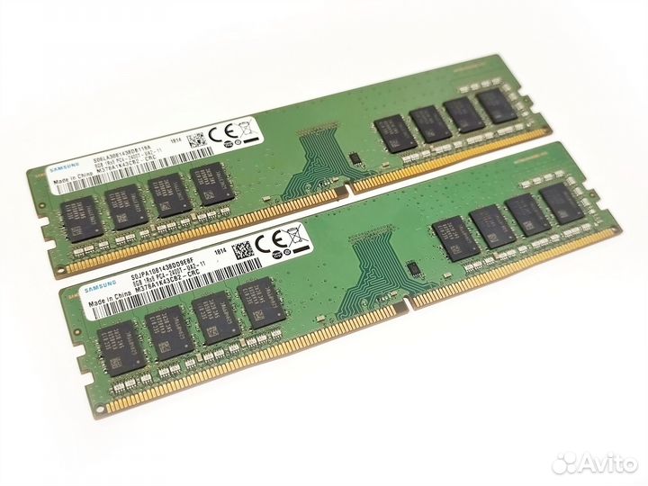 DDR4 8Gb Память для пк 2133/2400мгц + Гарантия