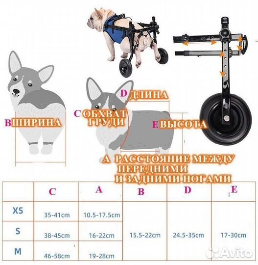 Инвалидная коляска для животных с простой сборкой