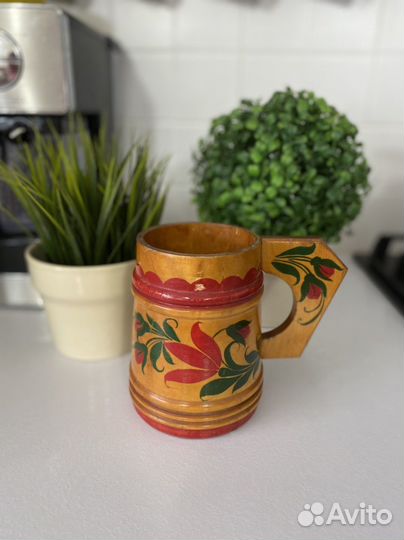 Пивная деревянная кружка. СССР