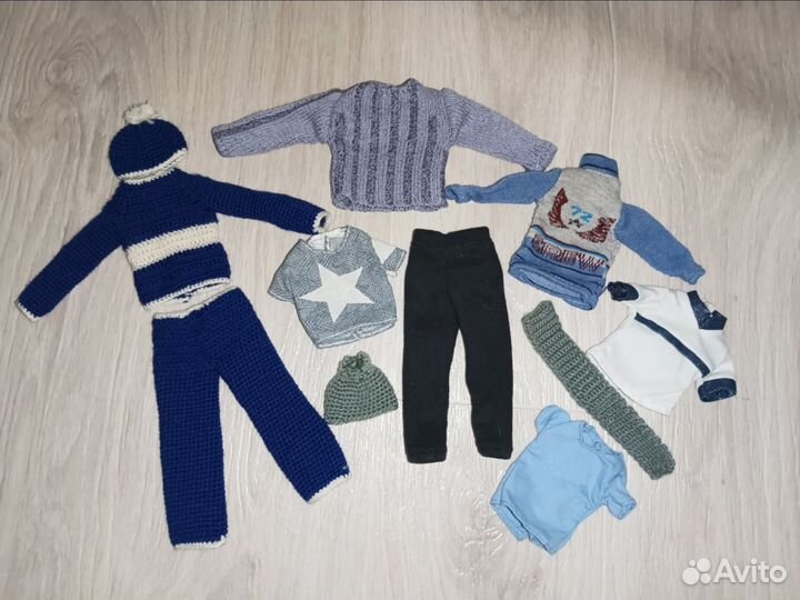 Одежда на куклу барби кена пакетом