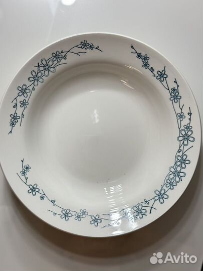 Тарелка глубокая суповая Фаянс как СССР
