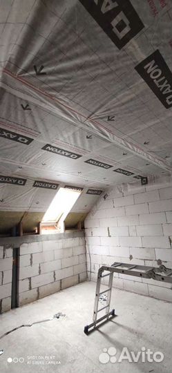 Утепление крыши минеральной ватой