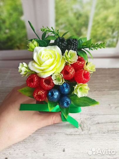 Букет из мыла