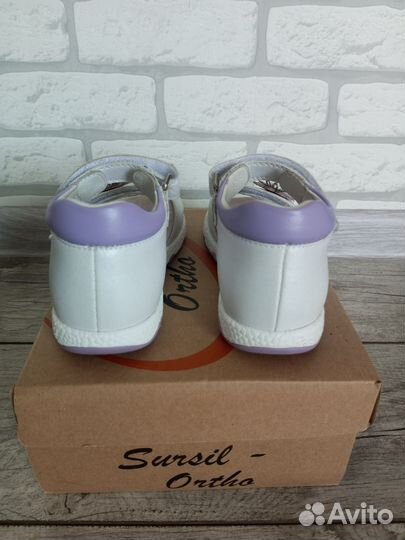 Сандалии ортопедические кожаные 28 р-р