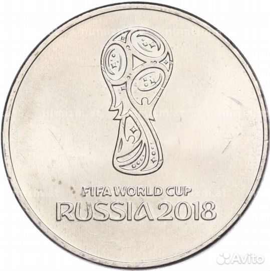 Монета 25 руб 2018 Г. FIFA