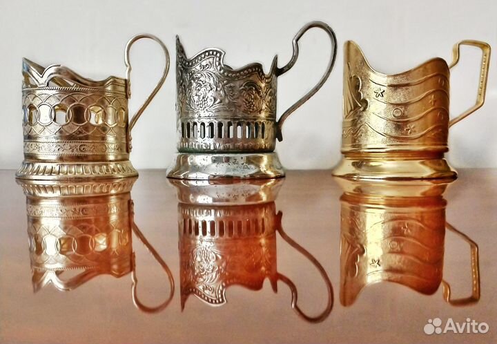 Коллекция подстаканников СССР. Винтаж