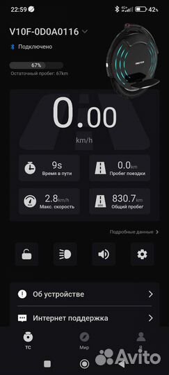 Моноколесо inmоtiоn v10f