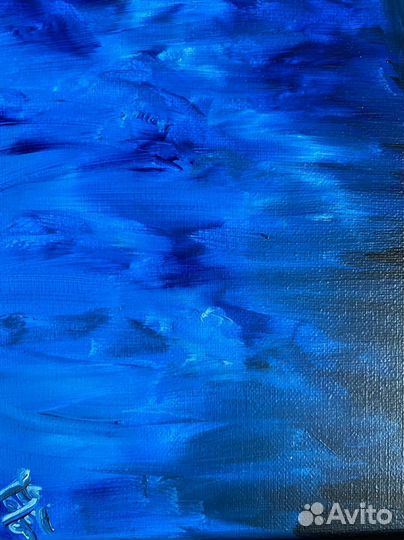 Корабль картина маслом на холсте