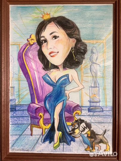 Шаржи, художник, портреты, пейзаж