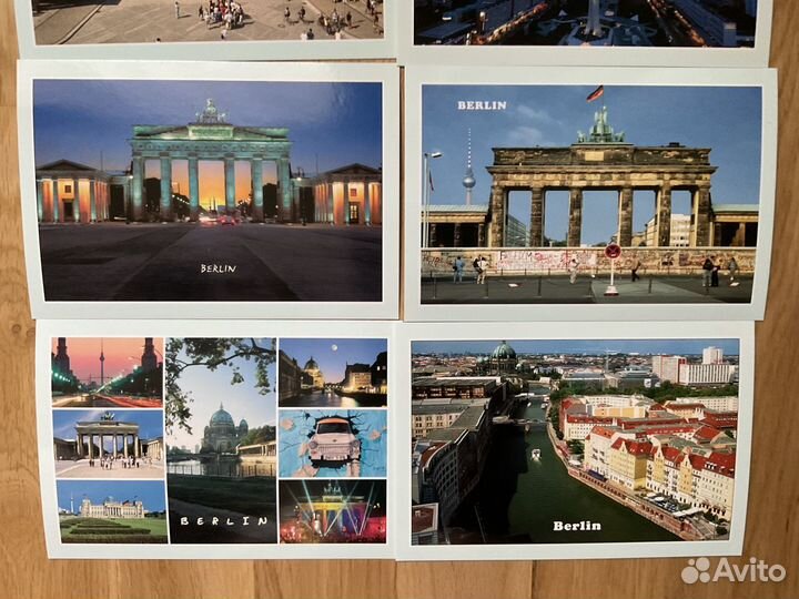 Открытки Почтовые карточки Берлин, Зальцбург, и др