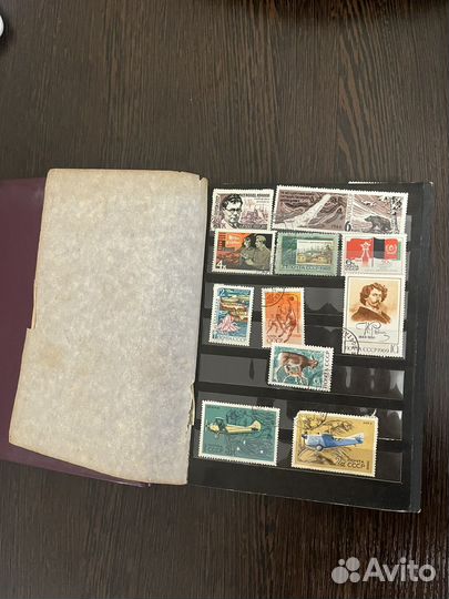 Коллекция марок с альбомом