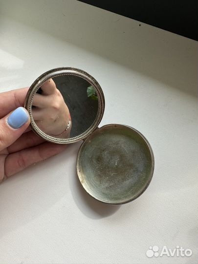 Пудреница винтаж СССР