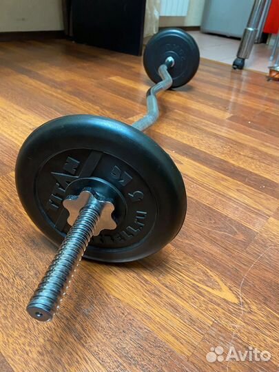 Штанга гриф блины 18кг