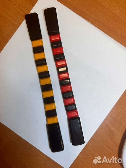 Чётки из эбонита и цветного бильярдного шара