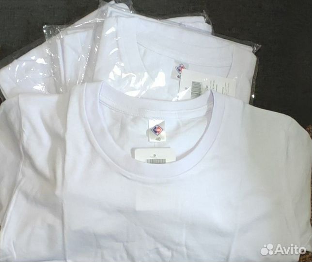 Футболки новые белые базовые хлопок