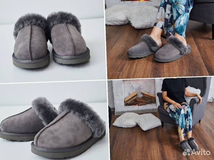 Тапочки UGG из овчины премиум